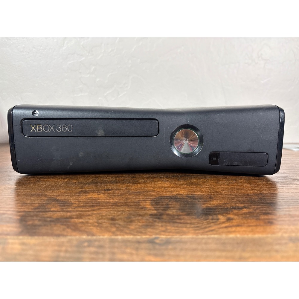 Microsoft Xbox 360 S Console Model 1439 Matte Black Slim Video Game System